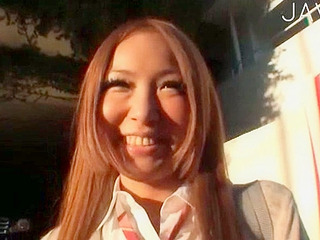 Nippon fuck doll drilling her XXX boobs in Tokyo